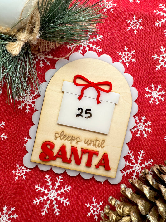 Countdown Magnet | Sleeps Until Santa